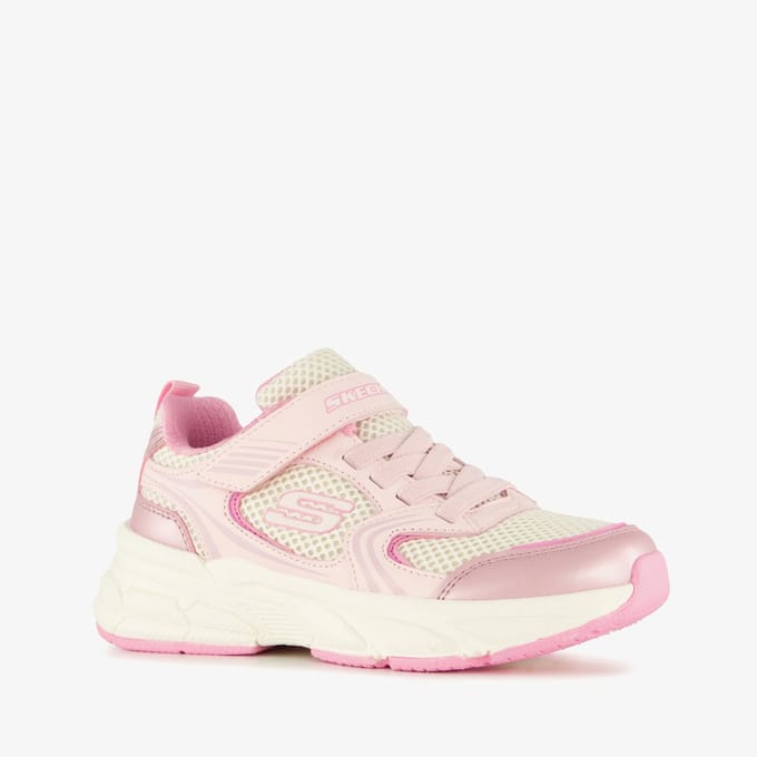 Skechers RETRO-GRAPH Meisjes Veterschoenen - Roze