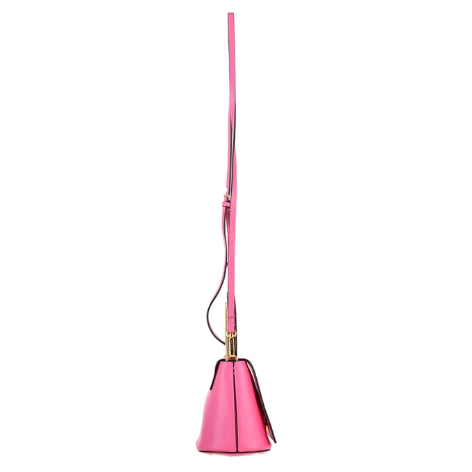 Marni Pannier Schoudertas in Rozekleurig Leer