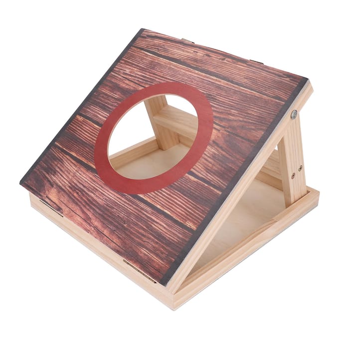 Cornhole Spelset Draagbaar Opvouwbaar Interactief Waterbestendig Bonen Zakgooien Spel voor Feest beige