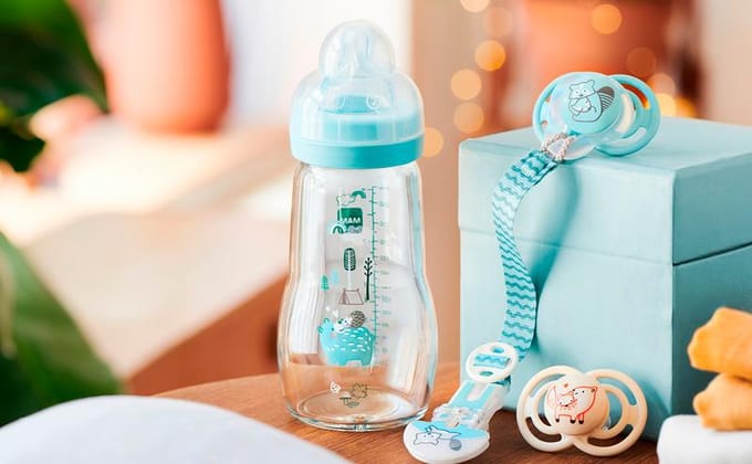 MAM 851247 Feel Good Forest Glazen Fles 260ml Jongen