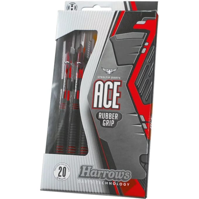 Messing dartpijl met rubberen coating Harrows Ace