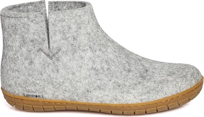 Glerups Laars met rubber zool-Grijs-45