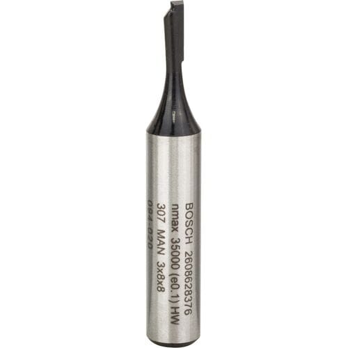 Bosch - Vingerfrezen 8 mm, D1 3 mm, L 8 mm, G 51 mm