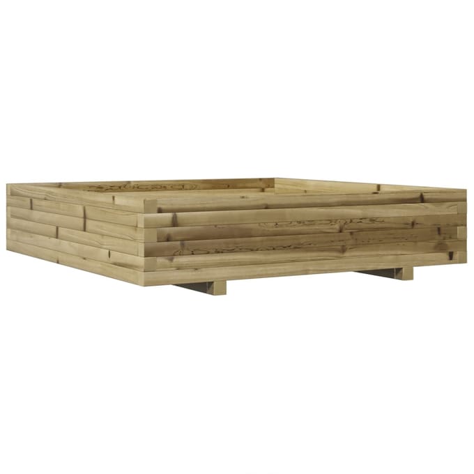 vidaXL - Plantenbak - 110x110x26,5 - cm - geïmpregneerd - grenenhout