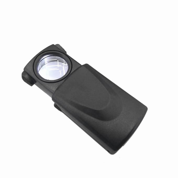 Draagbare uittrekbare vergrootglas 30x voor juweliersbeoordeling, draagbare vergrootglas