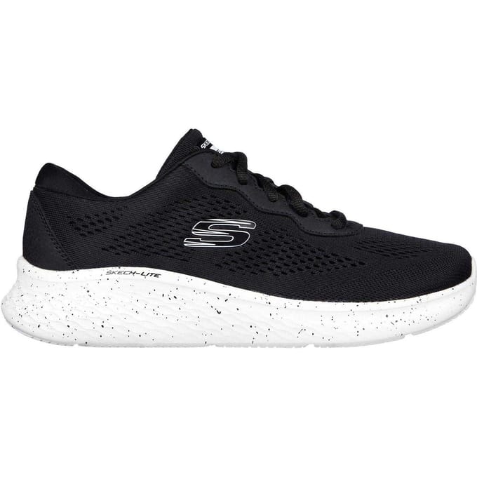 Skechers Dames/Dames Spikkel Trainers (Zwart, Wit)