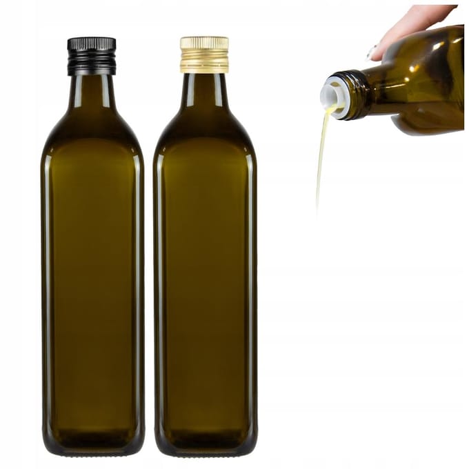 Bimberek - Marasca fles - Olijfgroen - 750ml - Doos met schenker