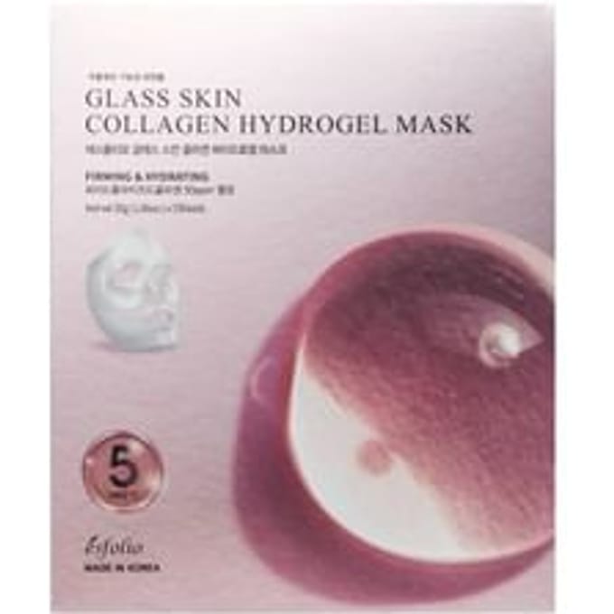 esfolio - Glass Skin Collagen Hydrogel Mask Set 30g x 5 Sheets