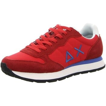 SUN68 Tom Solid - Heren Sneakers Schoenen Rood Z36101-10 , Maat: EU 41