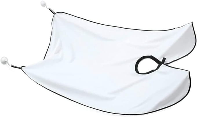 Beard Bib voor een Schone Scheerervaring - Ideaal voor Mannen, Scheeraccessoire, Haarverzameling