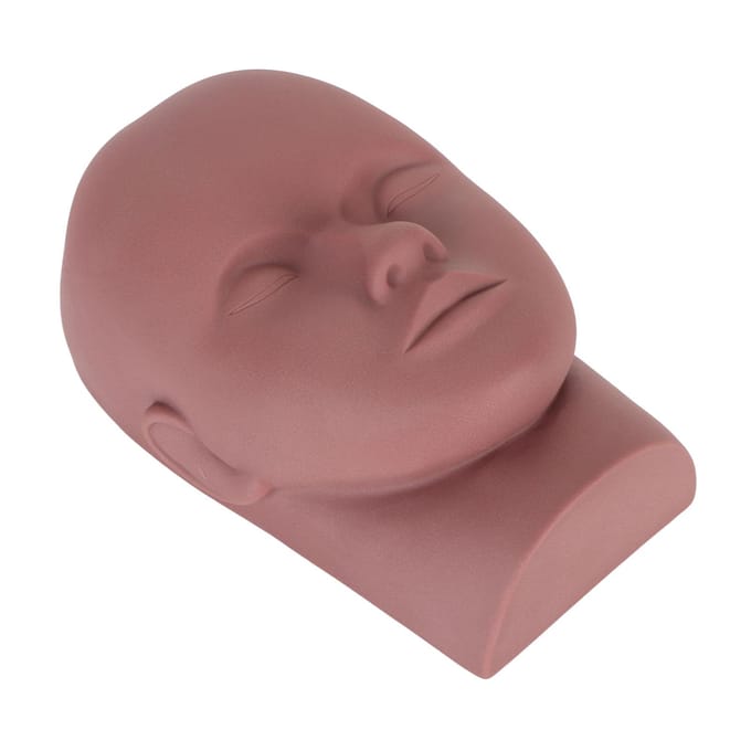 Oefentraining Mannequin Hoofd Veelzijdig Wasbaar Herbruikbaar Draagbaar Mannequin Hoofd Model voor brown