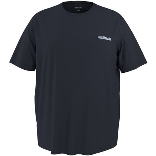 ESMARA MEN Heren T-shirt - Plus size (Marineblauw, 3XL)