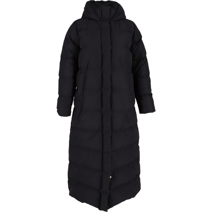 Max Mara gewatteerde donsjas in zwart polyamide