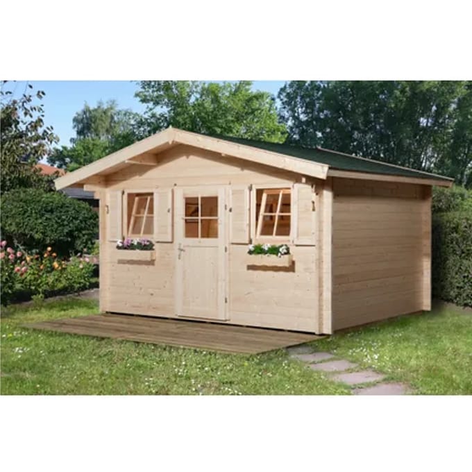 Weka Tuinhuis 138 - Onbehandeld - 380x300cm