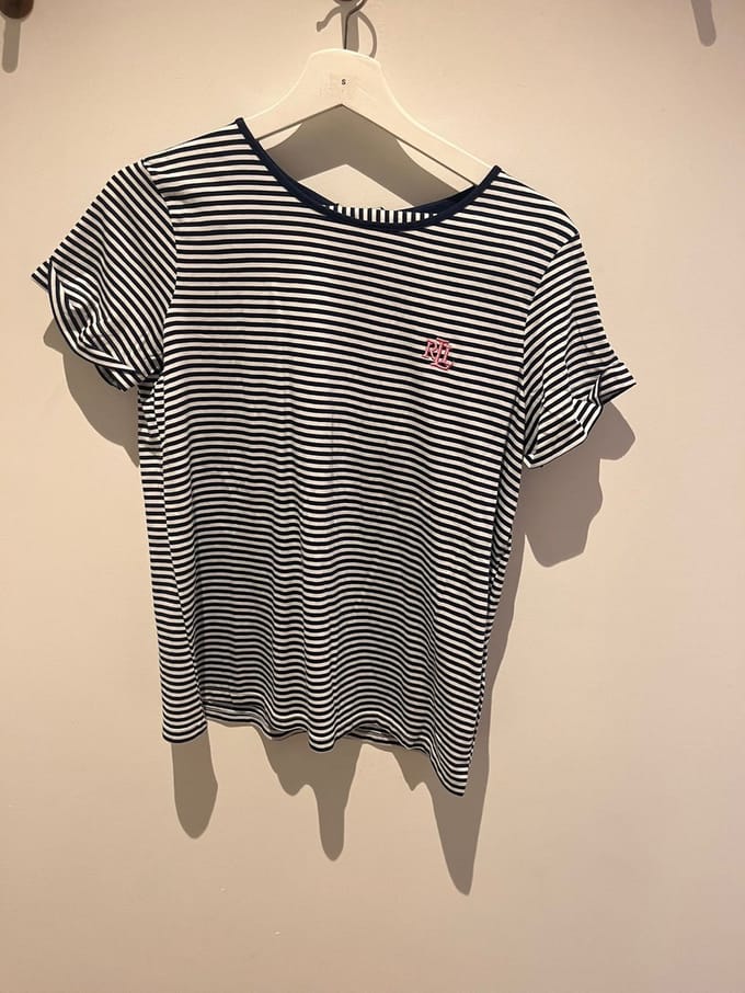 Ralph Lauren, Pyjama, blauw-witte streep, S