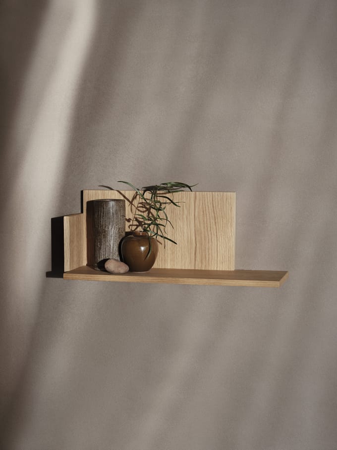 Ferm Living - Stagger plank laag - bruin