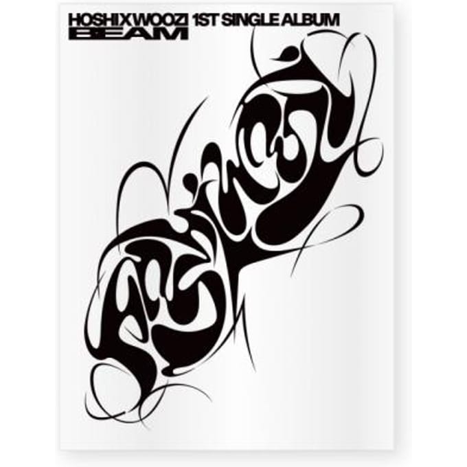 Hoshi X Woozi   06 Papiermassa   1e Single Album  Beam  Pop-Up Store Md black