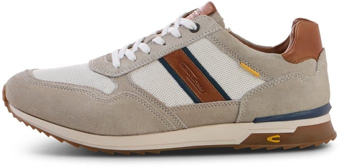 camel active Sneaker met rits aan binnenzijde - Maat menswear-45 - Beige