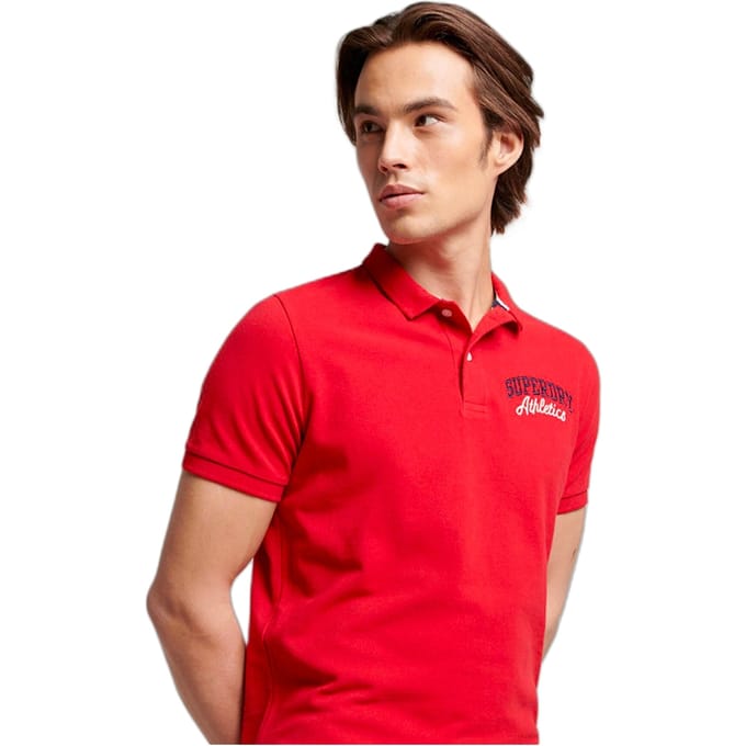 Superdry Vintage Superstate Polo Rood S Man