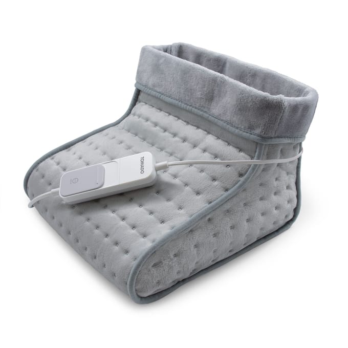 Tomado TFW0301G - Elektrische voetenwarmer - Extra snelle opwarming - 3 warmtestanden - Grijs