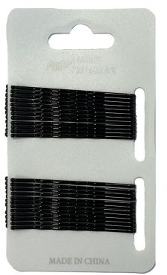 Haibu Essentials Haarschuifjes Zwart - Bobby Pins 6,5cm - 28 Stuks
