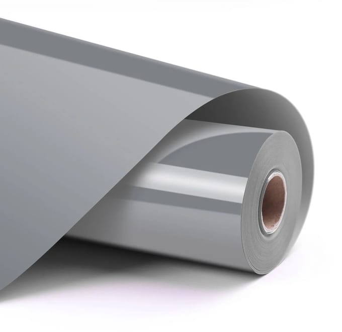 LOKLiK Permanent Adhesive Vinyl Glossy - Silver - Zilver - 30.5 x 180 cm
