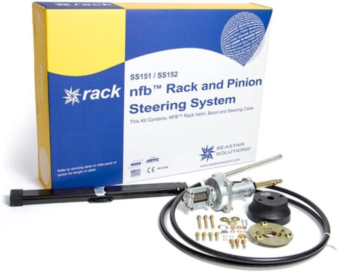 SeaStar "NFB" Rack stuursysteem met kabel (SSC134)  8' (2.44m)