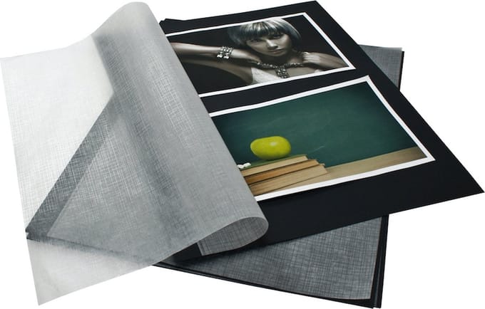 Goldbuch GOLDBUCH - Fotokarton schwarz DIN A4 mit Pergamin 20 Blatt 83006 83 006 Fotohoezen Zwart