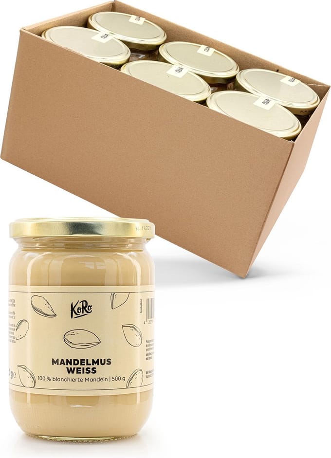 KoRo | 100% witte amandelpasta 6 x 500 g