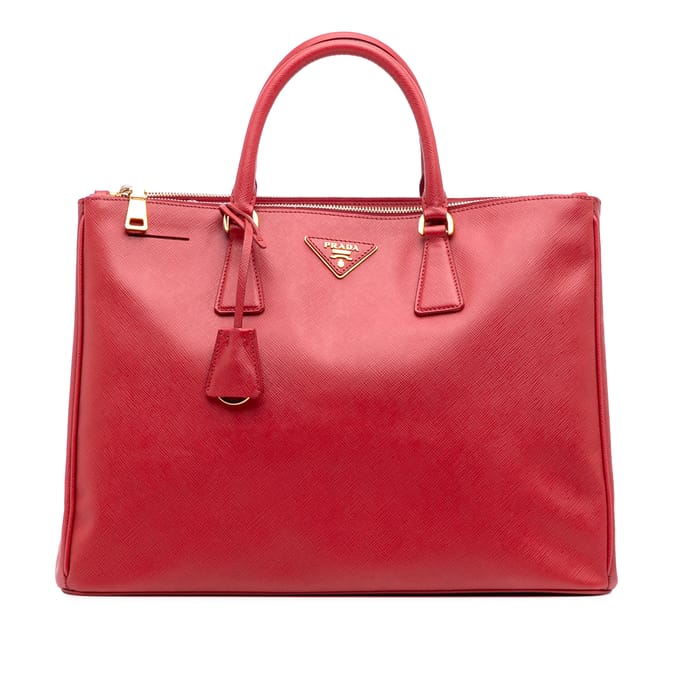 Galleria Tote Saffiano Leer
