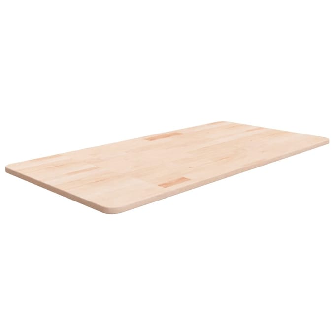 vidaXL - Wastafelblad - 100x50x1,5 - cm - onbehandeld - massief