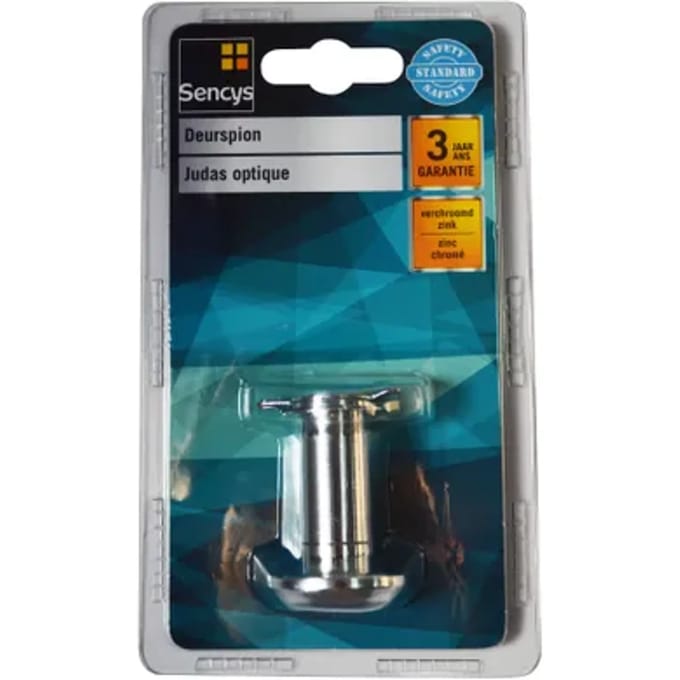 Sencys Deurspion Verchroomd 200/35 53mm