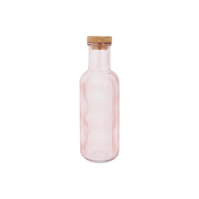 Cosy & Trendy Karaf Raya Roze 1 Liter Glas - Luchtdichte Kurk