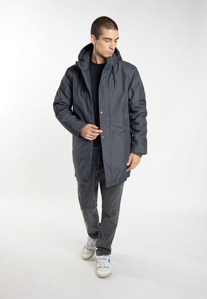 TUFFSKULL Arctische anorak Heren Houtskool