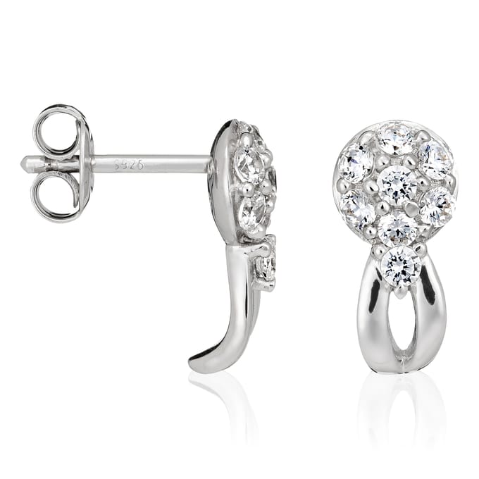 Orphelia Dames 925 Sterling Zilveren Stud Oorbellen - Zilver ZO-5105