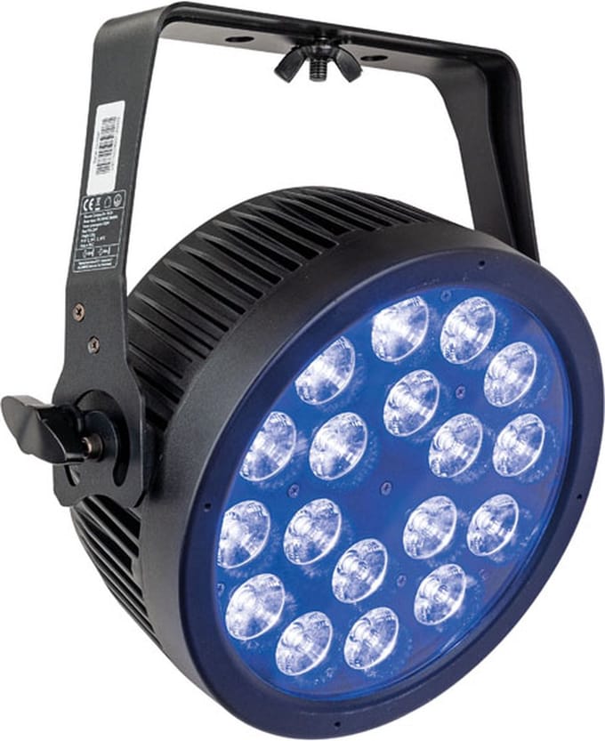 Led par Showtec Compact Par 18 Q4 18 x 7 W RGBW zwart