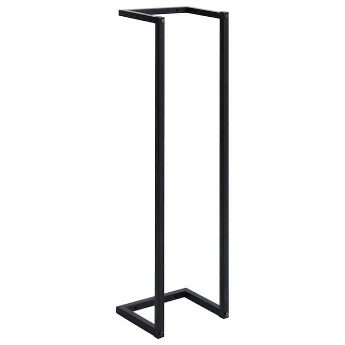 vidaXL - Handdoekenrek - 25x20x95 - cm - ijzer - zwart