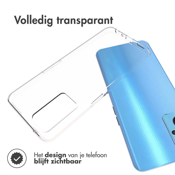Accezz Hoesje - Geschikt voor Oppo A96 - Clear Backcover - Transparant