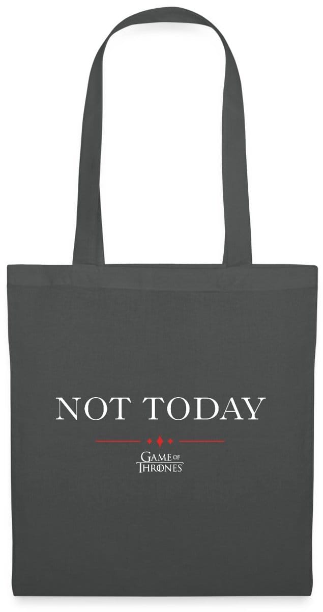 Game Of Thrones Not Today Citaat Tas Van Stof Schoudertas