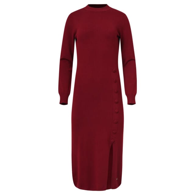 Smashed Lemon Damesgebreide jurk met lurex |