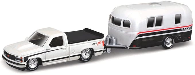 Maisto Chevrolet 454 Ss - Modelauto - Schaal 1:64 - Wit/Grijs/Rood