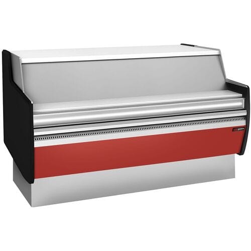 GGM Gastro Kassentisch - 1620mm - Frontblende Dunkelrot