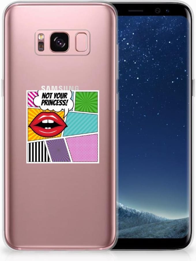 Samsung Galaxy S8 Silicone Back Cover Popart Princess