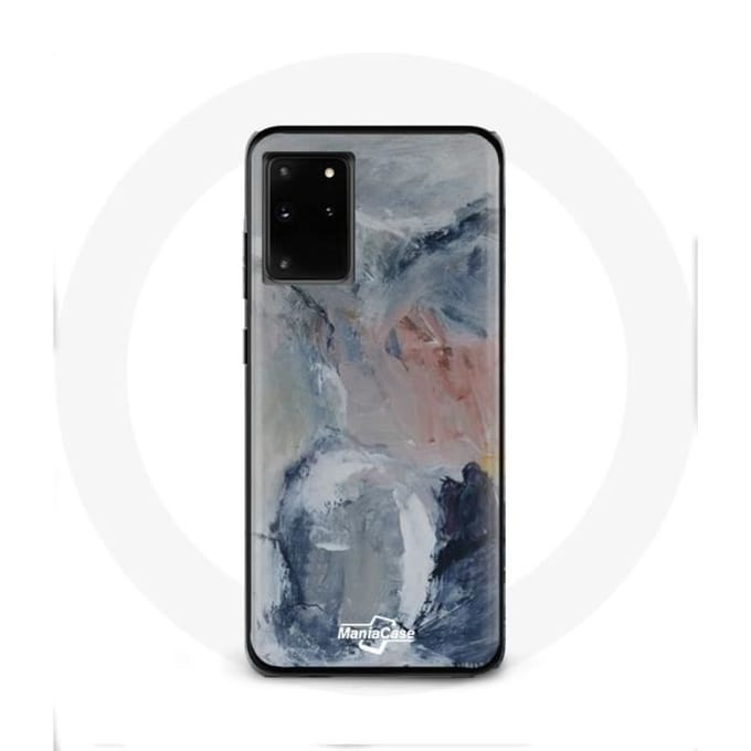 Hoesje voor Samsung Galaxy S11 Plus Grijze abstracte textuurachtergrond