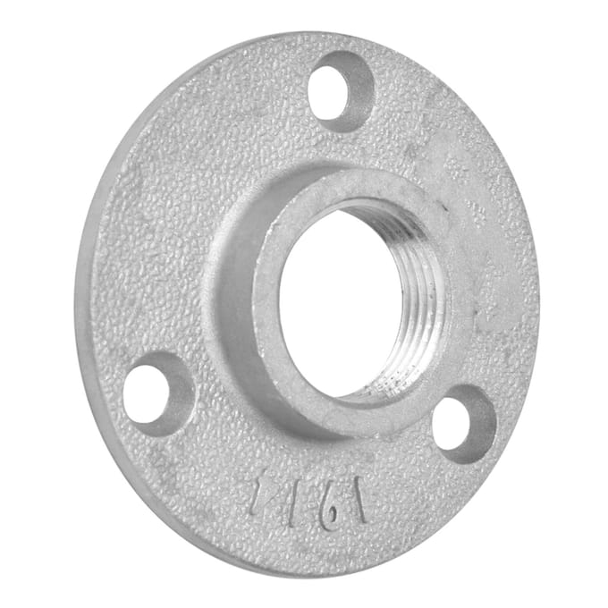 10 STKS DN20 3 Gaten Flens Basis Pijp Fittingen Aluminium Legering Schroefdraad Planken Bevestigingsbasis