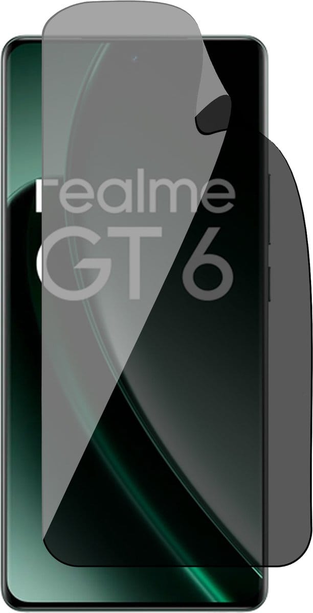 Privacy Screenprotector geschikt voor Realme GT 6 - 1x FlexGuard Screen Protector