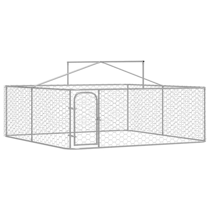 vidaXL - Hondenkennel - met - dak - 300x300x150 - cm