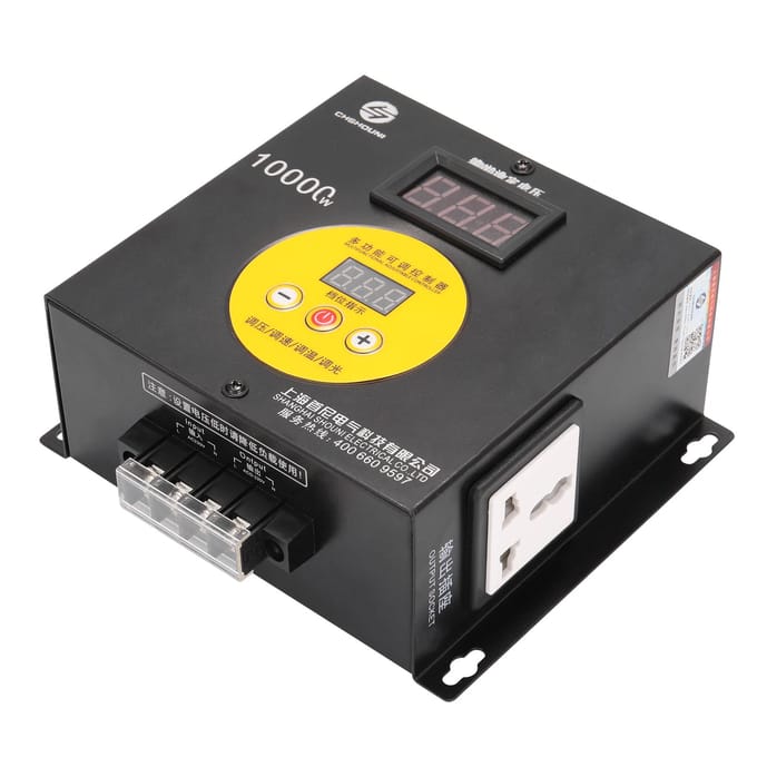 10000W huishoudelijke compacte variabele spanningsregelaar draagbare snelheid temperatuur licht spanning EU Plug veelkleurig