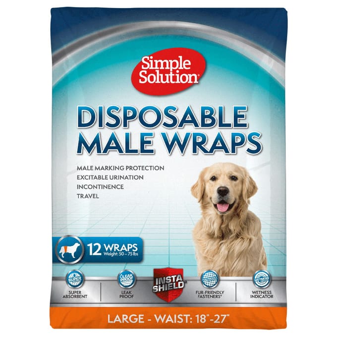 Simple Solution wegwerpluier voor reuen - Maat L: 46 - 69 cm, 12 stuks