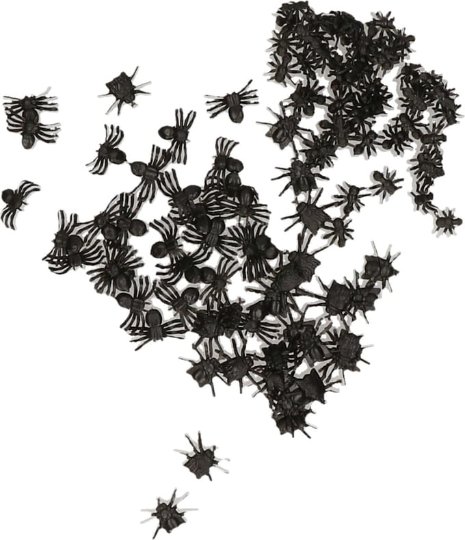 Widdmann nep insecten - 100x stuks - Halloween / horror decoraties - versiering - namaak